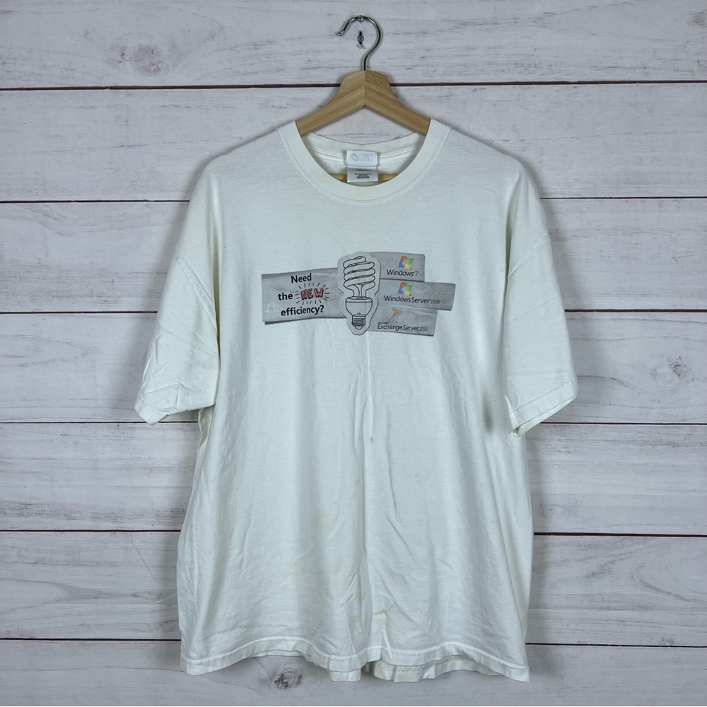 Vintage 2010 Windows Microsoft T-Shirt XL